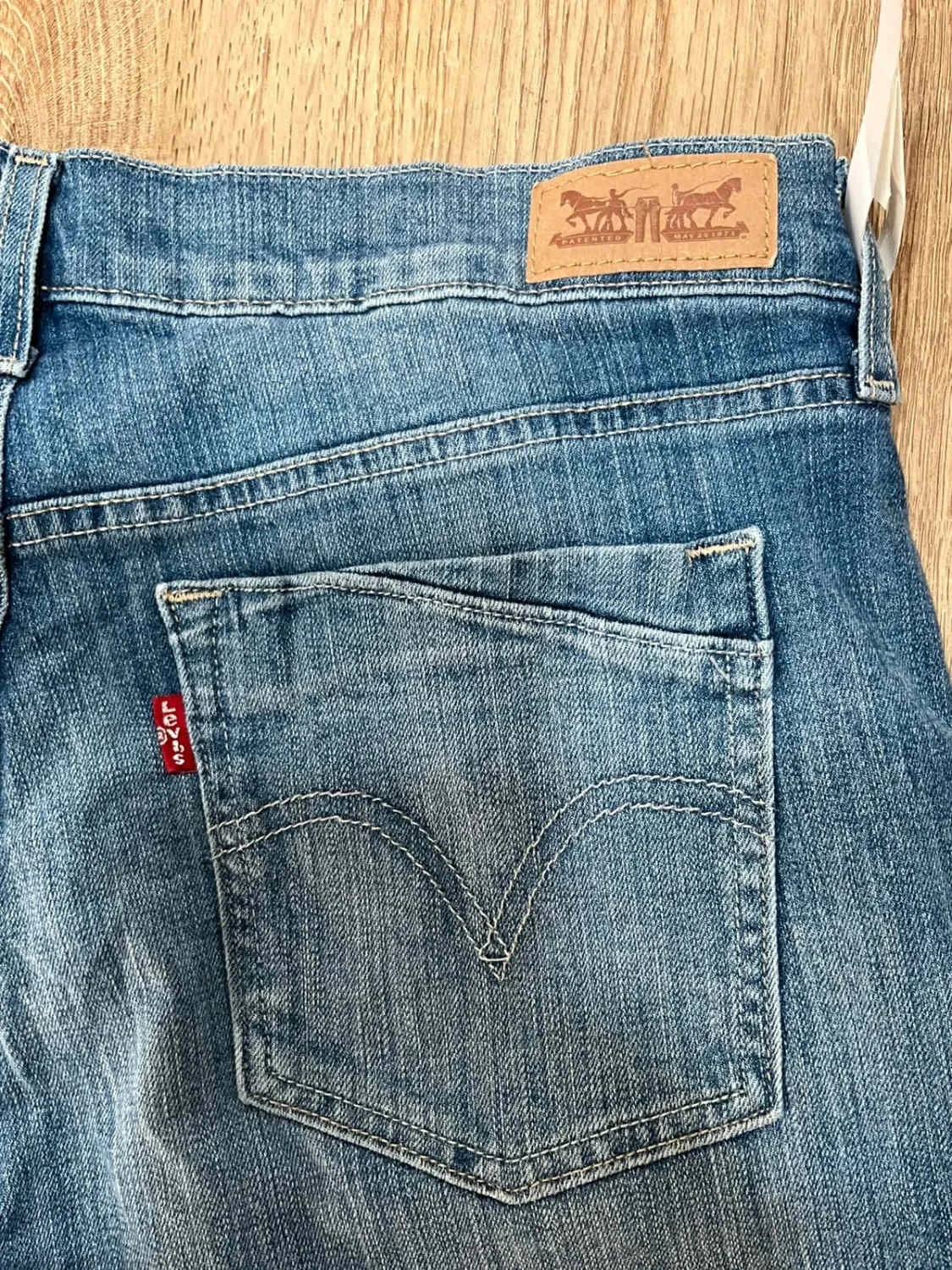 Short  Levi's 10 - W30 Chic Homme 99% Coton Bleu délavé Slv005 – photo 10